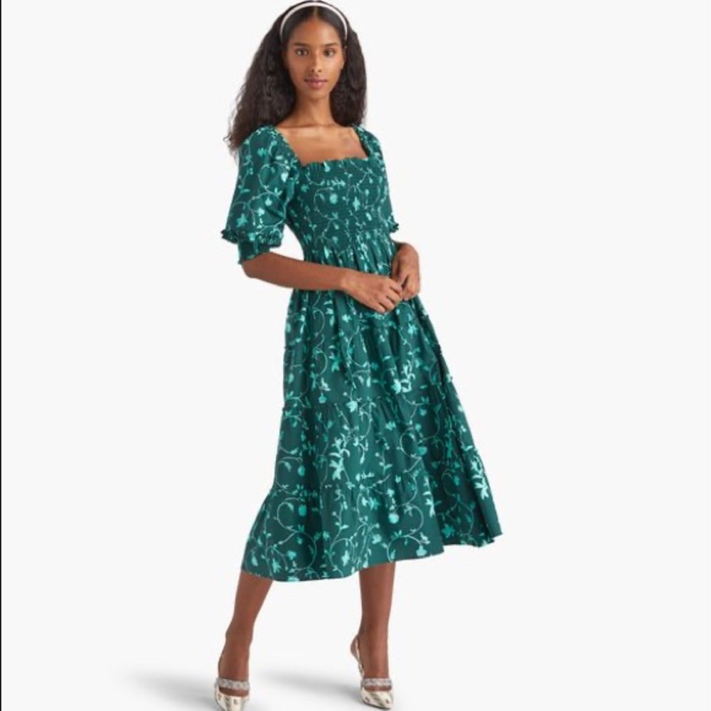 Hill House Home Emerald Botanicals Nesli Nap Dress